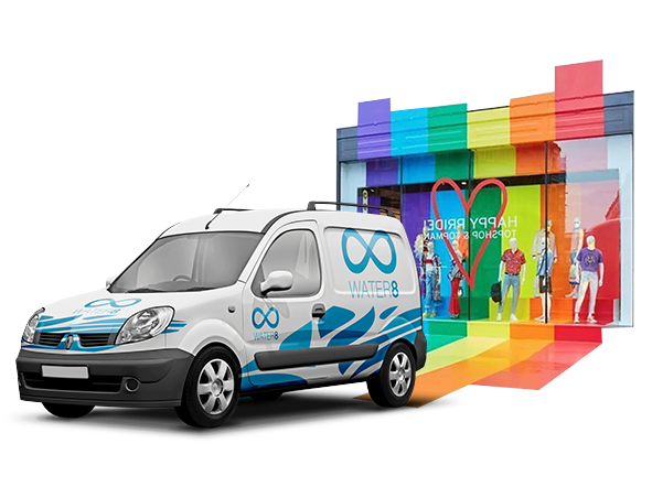 Брендирование автомобилей, магазинов